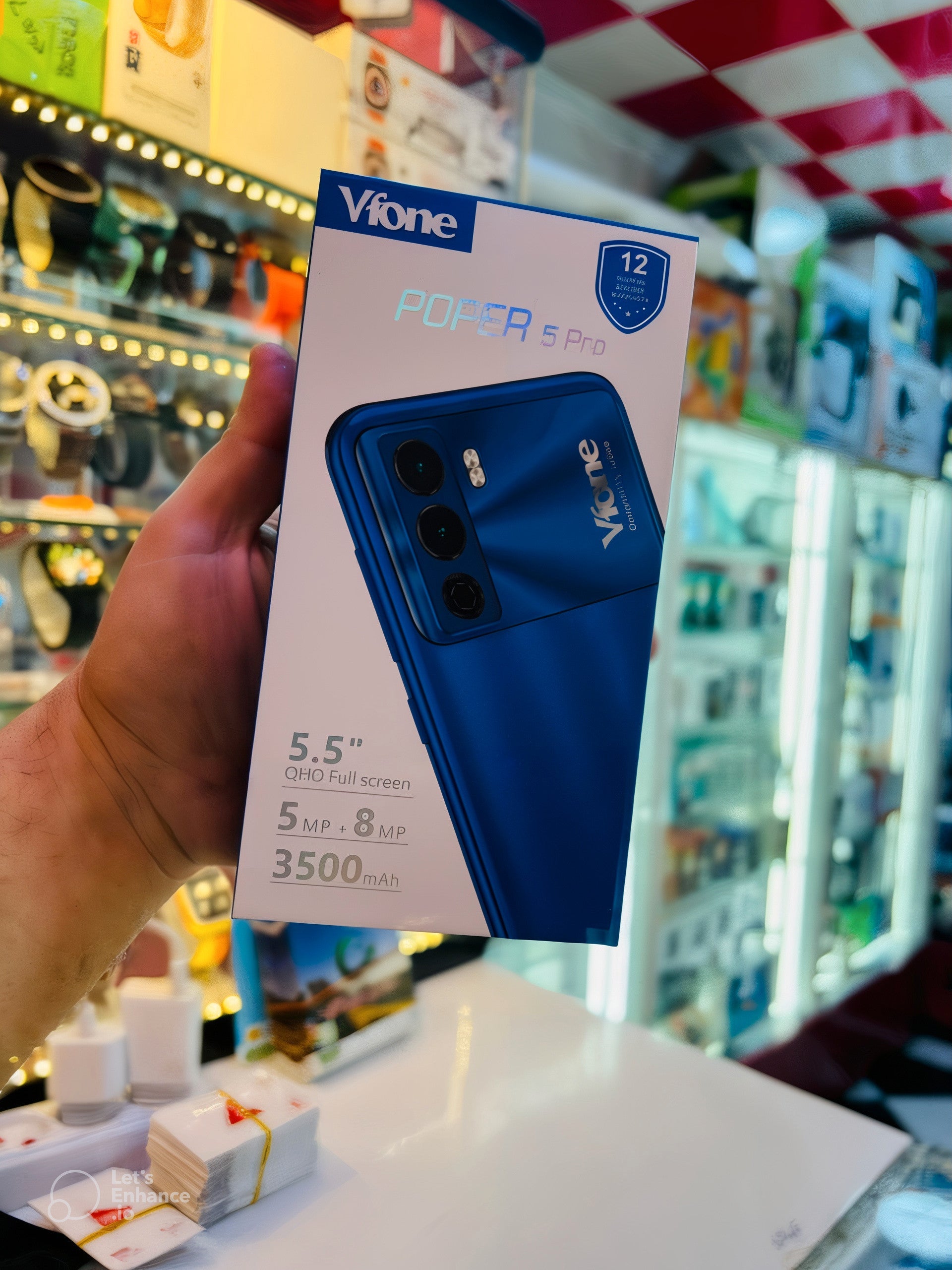 Vfone Poper 5 Pro الهاتف الغني عن التعريف